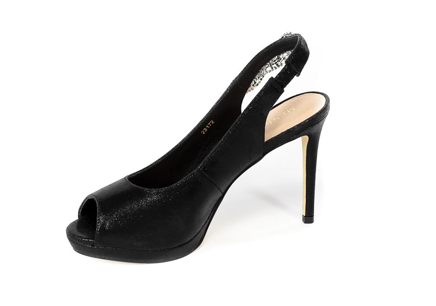 Sandały Menbur 23172-0001 Negro-Black