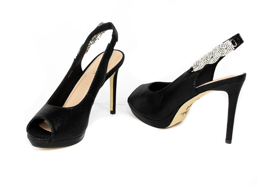 Sandały Menbur 23172-0001 Negro-Black