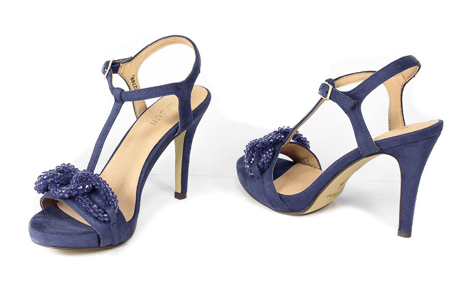 Sandały Menbur 22769 - 0055 Azul-Blue