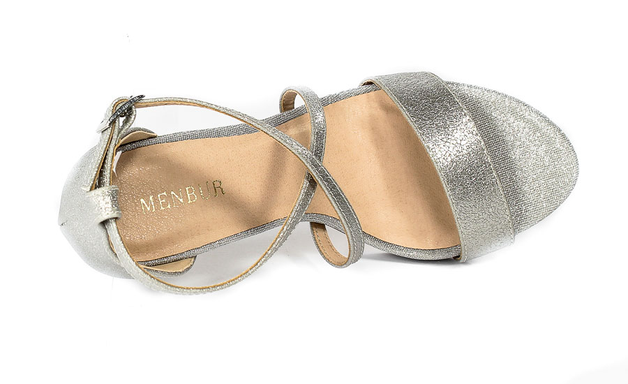 Sandały Menbur 23033-0009 Plata-Silver