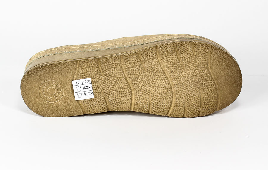 Klapki Contes 504S Bezowy Nub