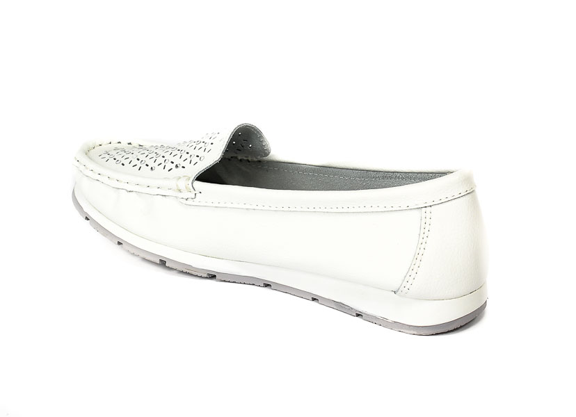 Mokasyny Vinceza 22-8758 WH Biały