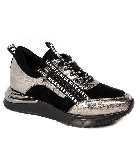 Sneakersy Vinceza 22-10646 BK Czarny