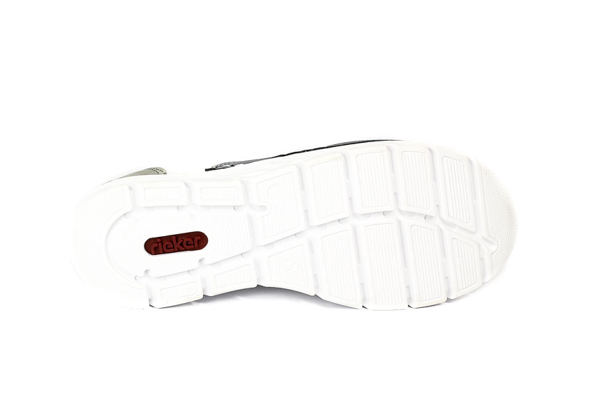 Półbuty Rieker 55064-80 White Comb
