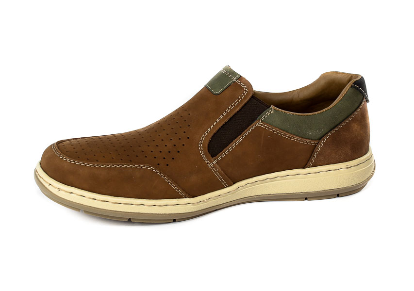 Półbuty Rieker 17371-25 Brown