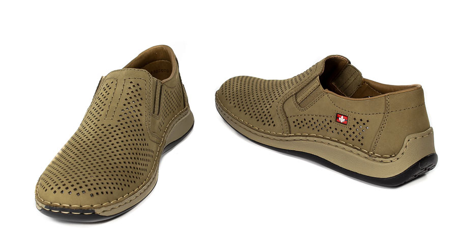 Półbuty  Rieker 05297-64 Beige