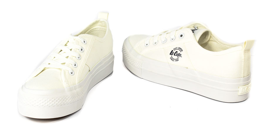 Trampki Lee Cooper LCW 22-31-08372L White