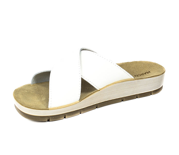 Klapki Marco Tozzi 2-27410-28 113 White Nappa