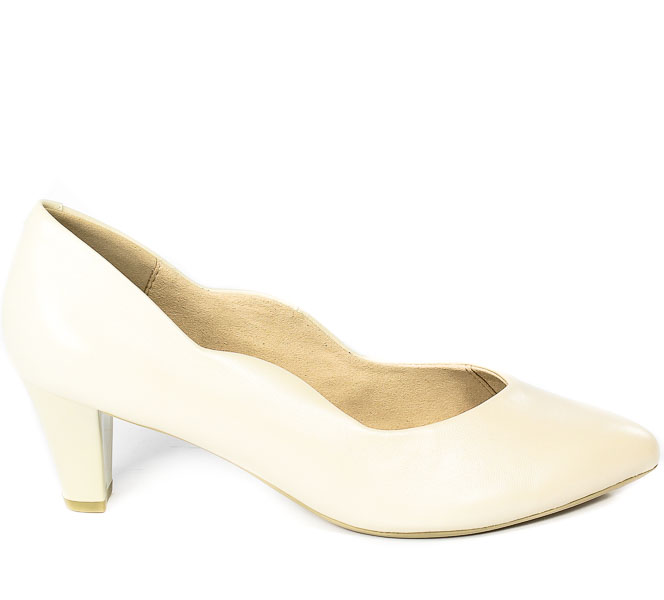Czółenka Caprice 9-22400-28 Creme Perlato