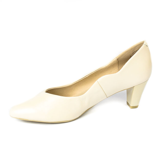 Czółenka Caprice 9-22400-28 Creme Perlato