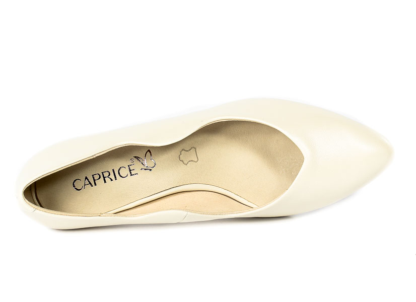 Czółenka Caprice 9-22400-28 Creme Perlato