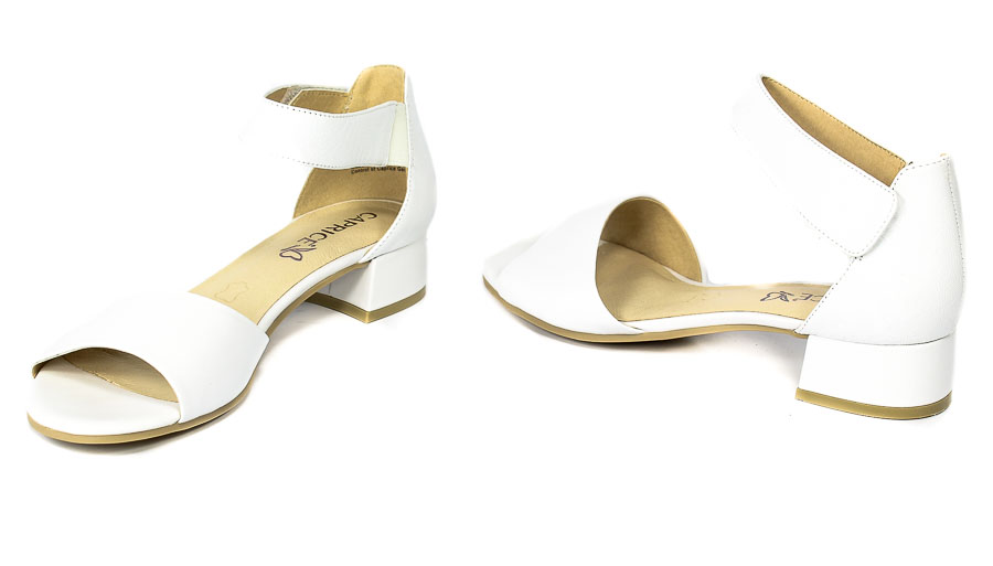 Sandały Caprice 9- 28212-28 102 White Nappa