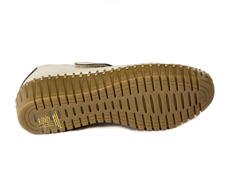 Półbuty Manitu 840011-08 Beige 
