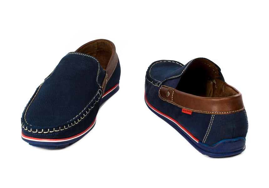 Mokasyny Gregor 1522K-ME-NT196 Granat 2