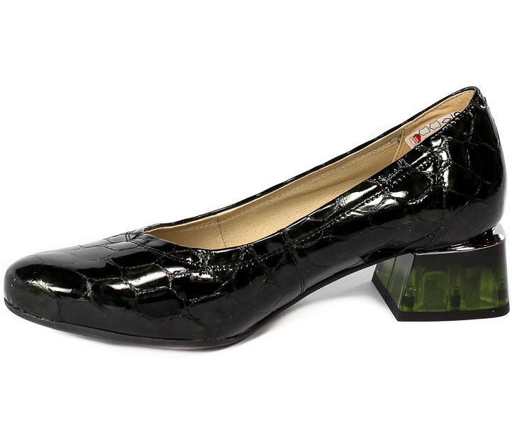 Czółenka Pulso AF834 Zielony Kamień N