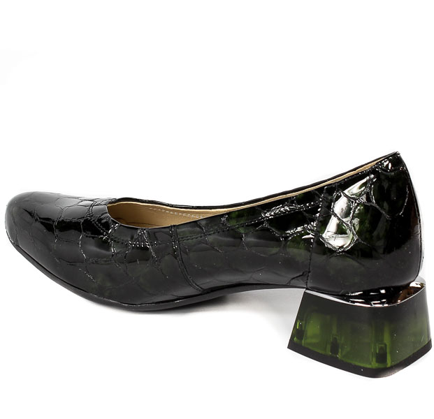 Czółenka Pulso AF834 Zielony Kamień N