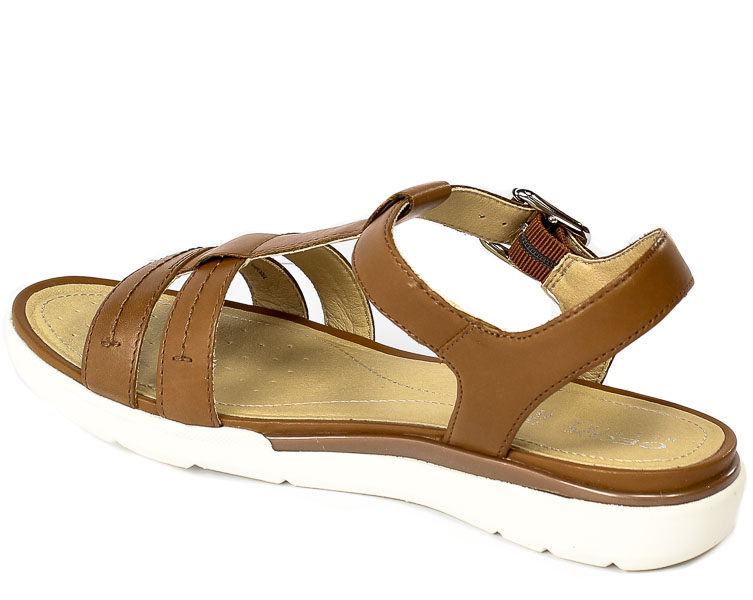 Sandały Geox D02GZB-00043-C6001 Cognac