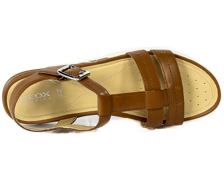 Sandały Geox D02GZB-00043-C6001 Cognac