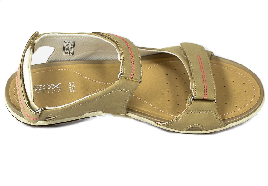Sandały Geox D52R6A-C6029 Taupe