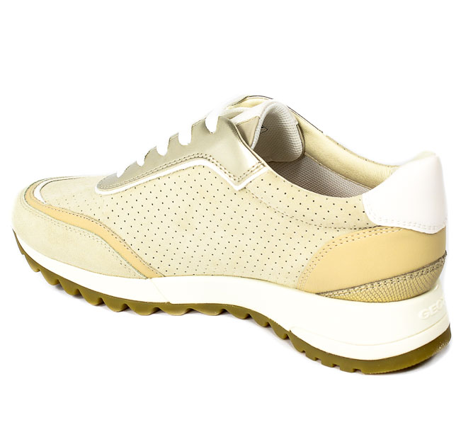 Półbuty Geox D94AQA-C5K2L CreaM-LTD.Gold
