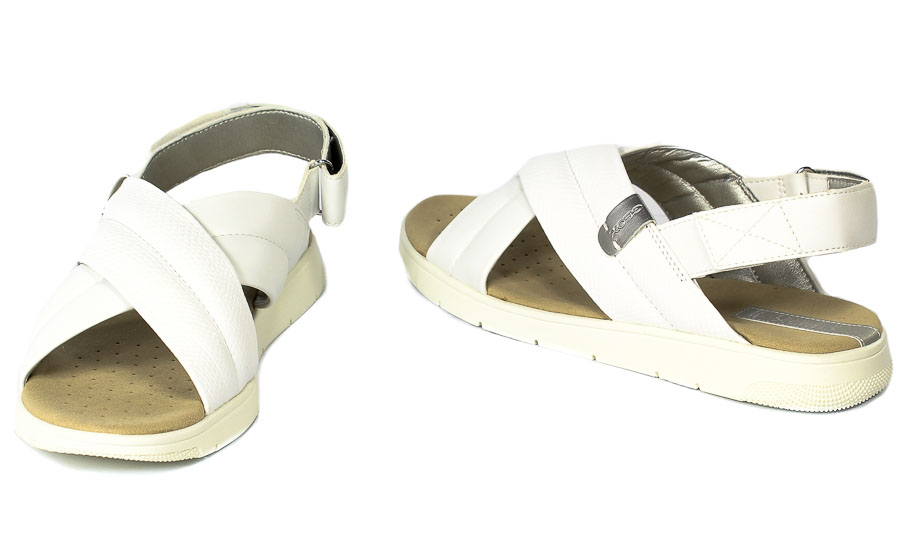 Sandały Geox D25NNA-C1000 White