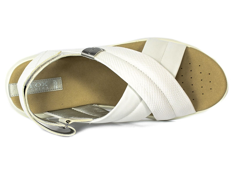 Sandały Geox D25NNA-C1000 White