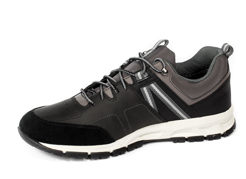Półbuty Geox U16CQA OME22 C0017 BLACK/GREY