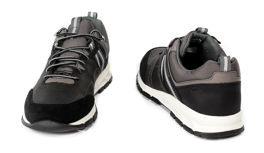 Półbuty Geox U16CQA OME22 C0017 BLACK/GREY