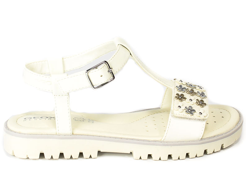 Sandał Geox J25FYA 000BC C1000 WHITE R36-38