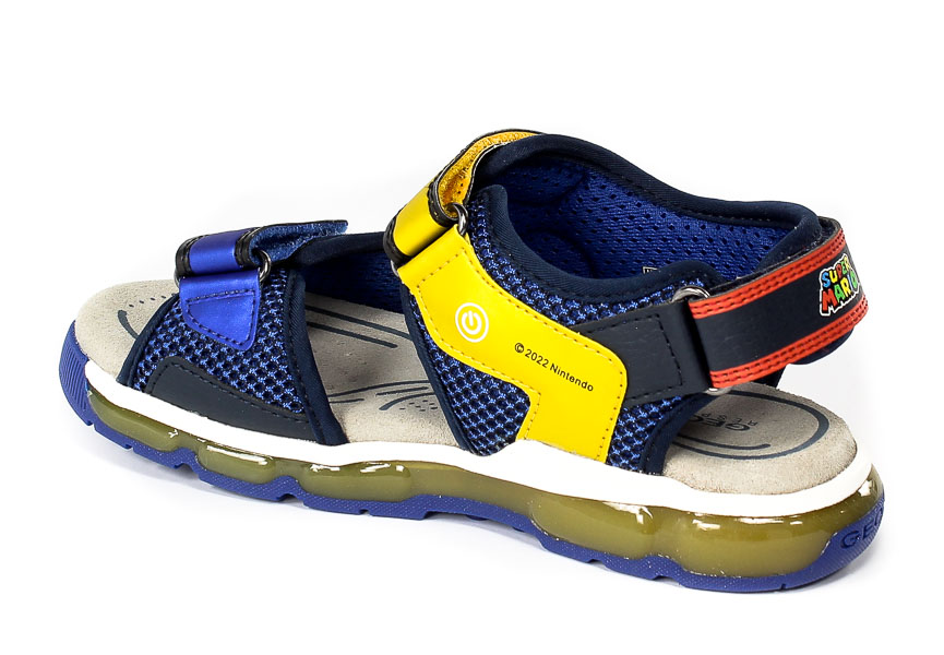 Sandał Geox J250QA 014CE C0335 ROYAL/YELLOW R25-26