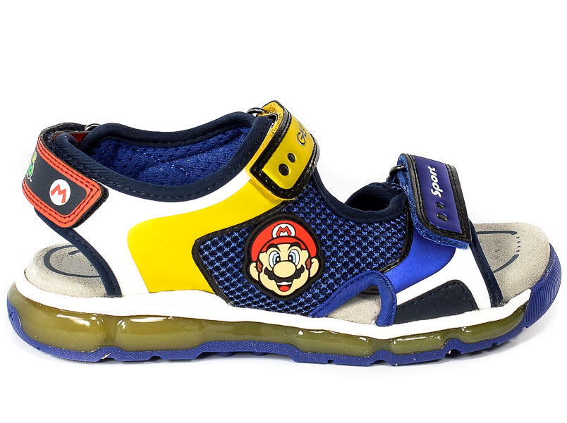 Sandał Geox J250QA 014CE C0335 ROYAL/YELLOW R29