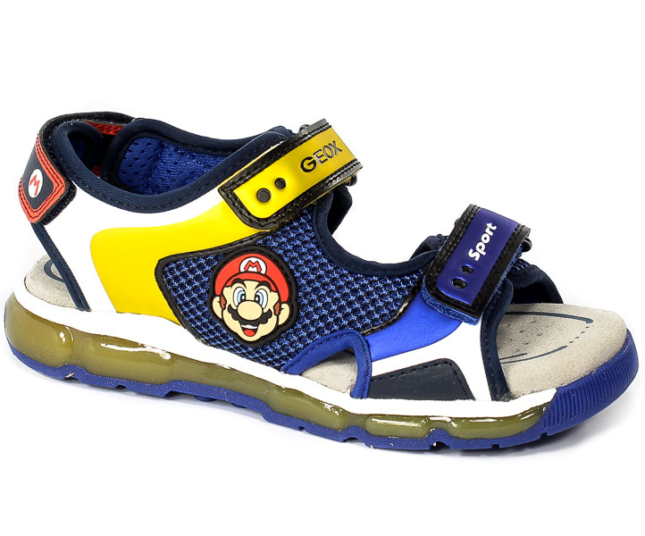 Sandał Geox J250QA 014CE C0335 ROYAL/YELLOW R29