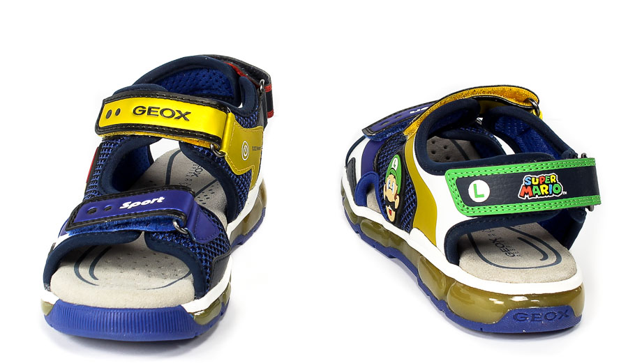Sandał Geox J250QA 014CE C0335 ROYAL/YELLOW R29