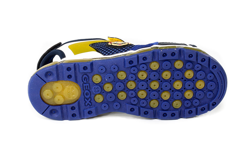 Sandał Geox J250QA 014CE C0335 ROYAL/YELLOW R29