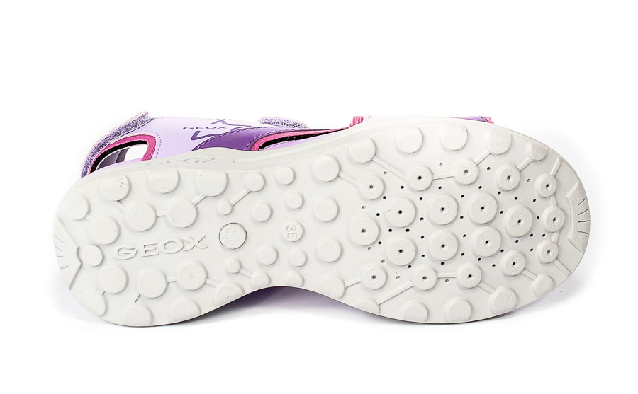 Sandał Geox J256AA 054AJ C8231 LILAC/LT VIOLET R28-35