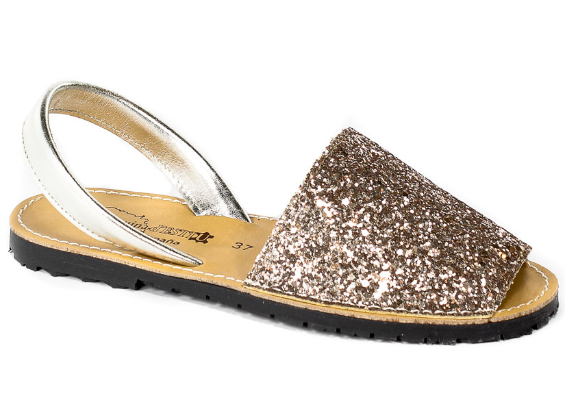 Sandały Menorquina 550 Glitter Skin