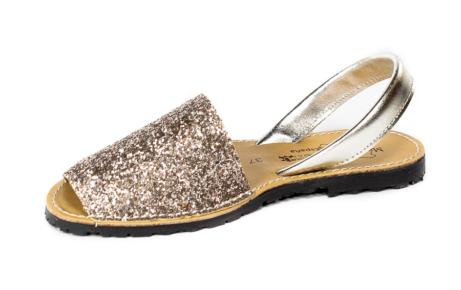 Sandały Menorquina 550 Glitter Skin