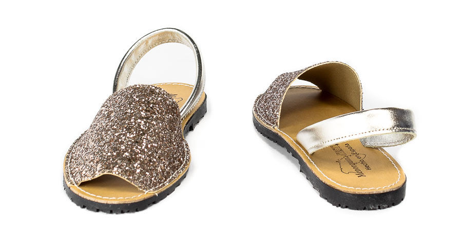 Sandały Menorquina 550 Glitter Skin