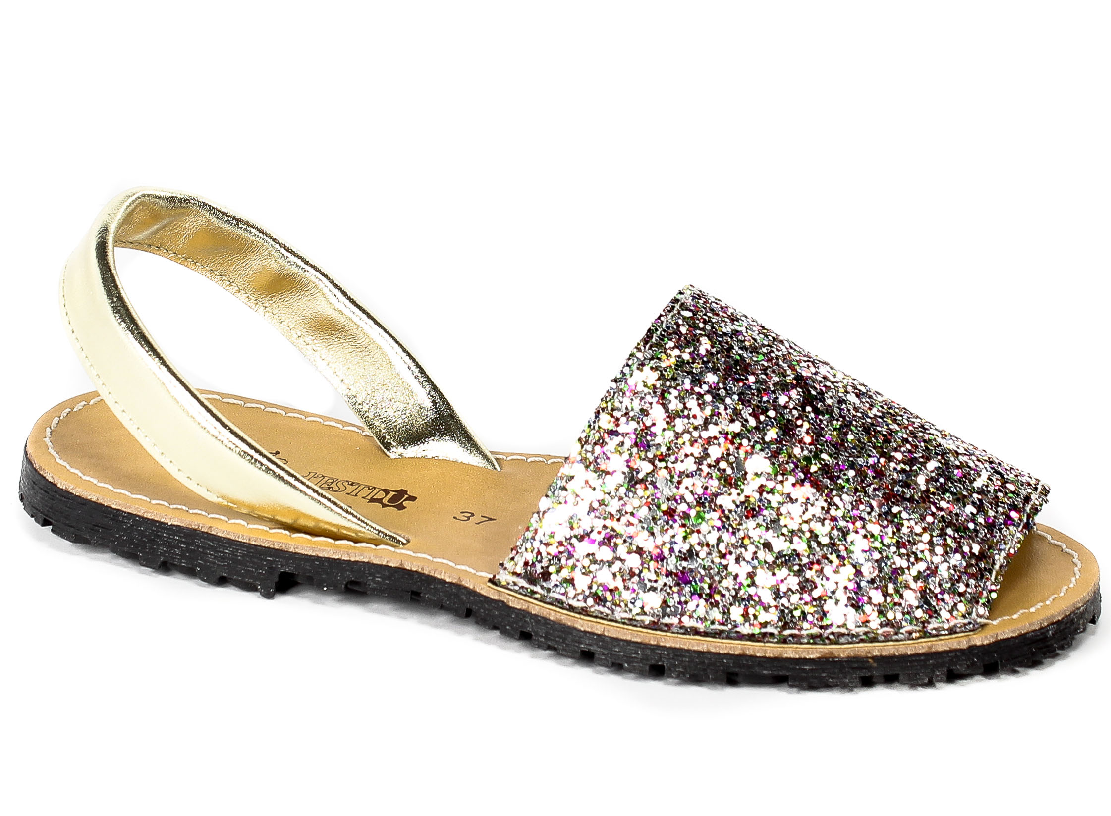 Sandały Menorquina 550 Glitter Multicolor