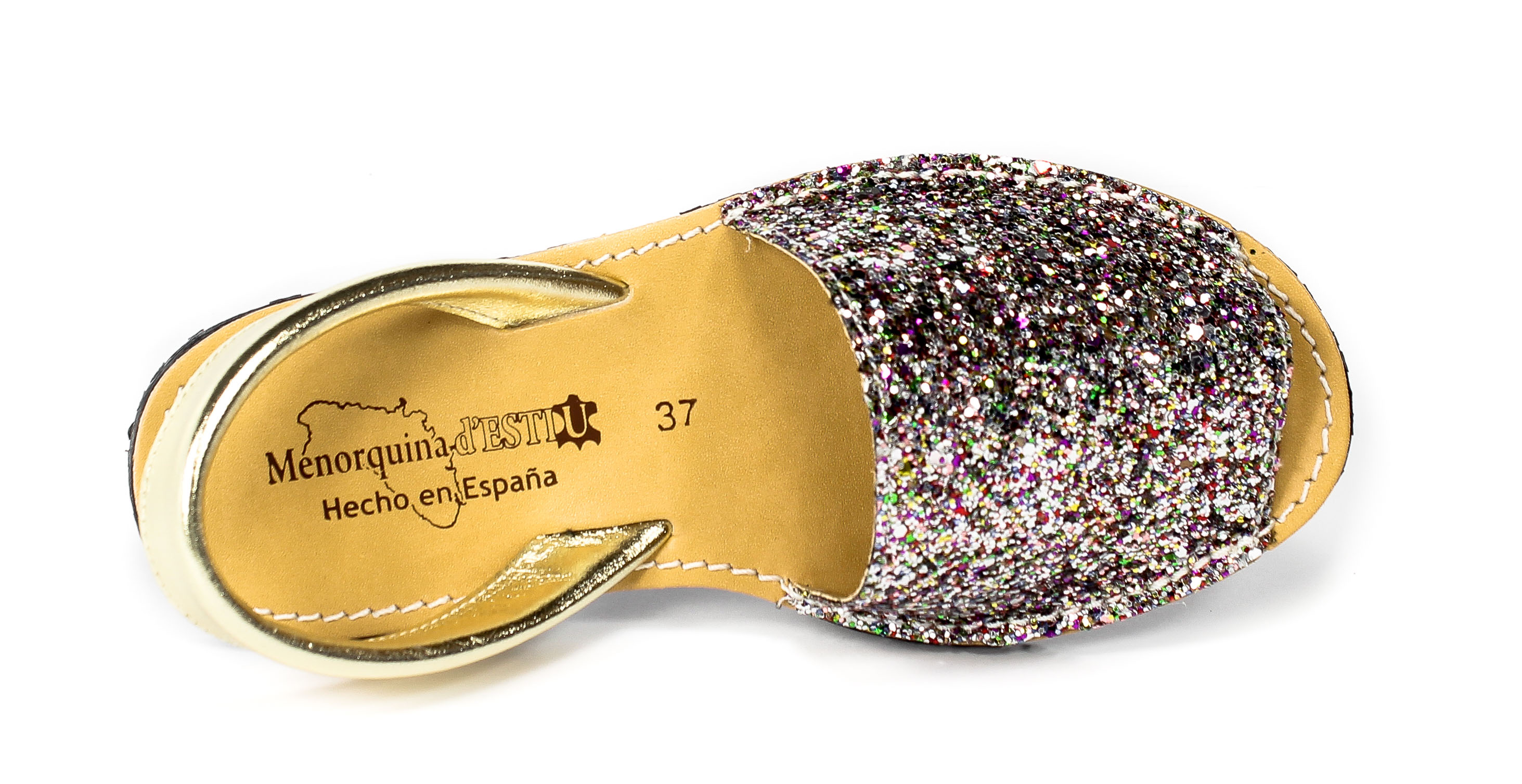 Sandały Menorquina 550 Glitter Multicolor
