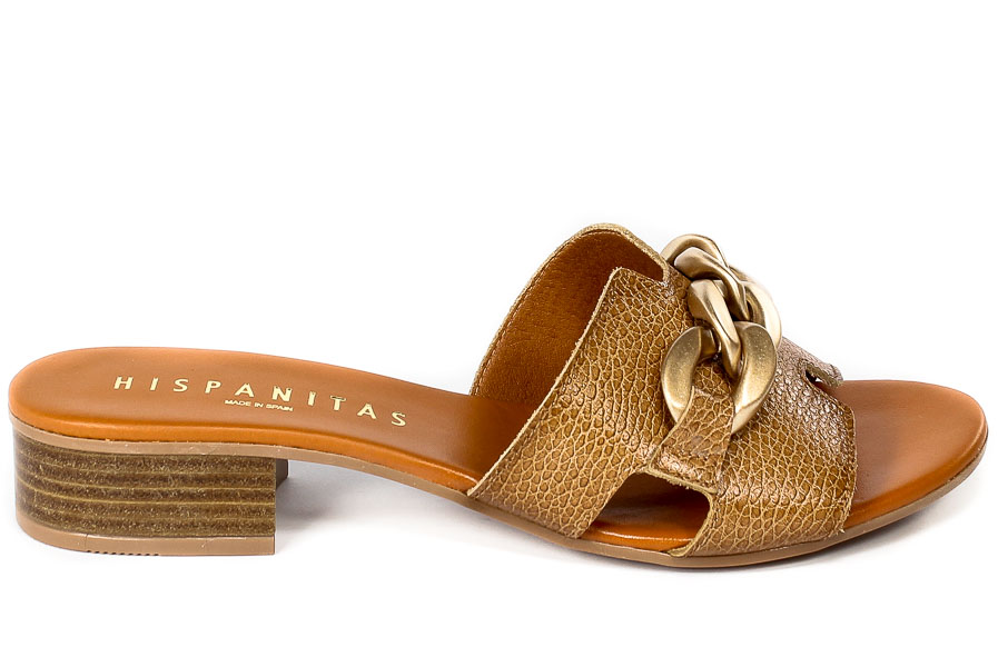Klapki Hispanitas HV221785 Cuoio