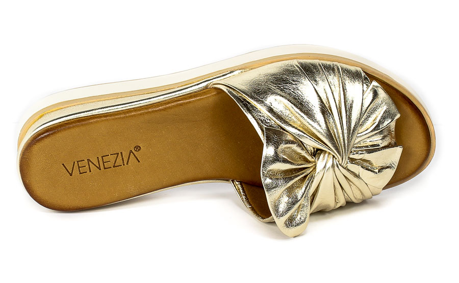 Klapki Venezia 0301330111 Gold-380 