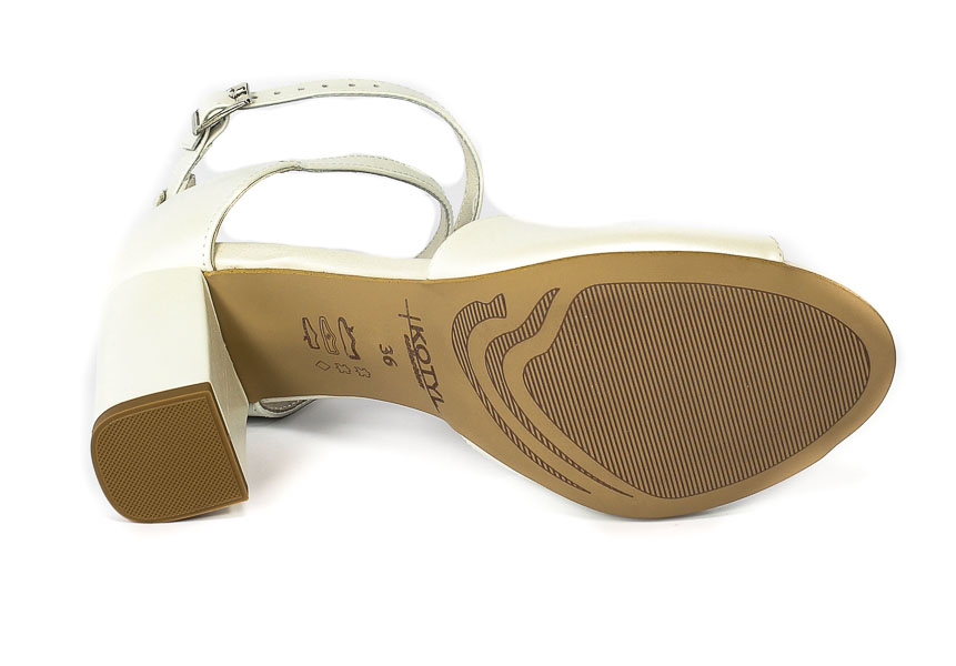 Sandały Kotyl 4343 Biała Perła