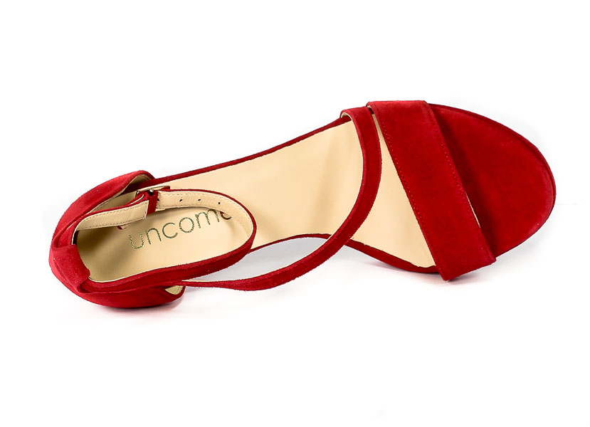 Sandały Uncome 32102 Cam. Rosso