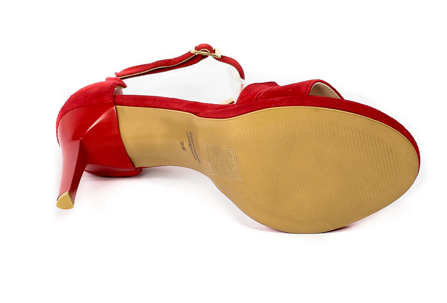 Sandały Uncome 32102 Cam. Rosso