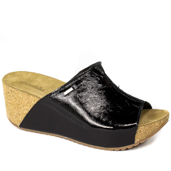 Klapki Sophie 1626 L-114 Czarny