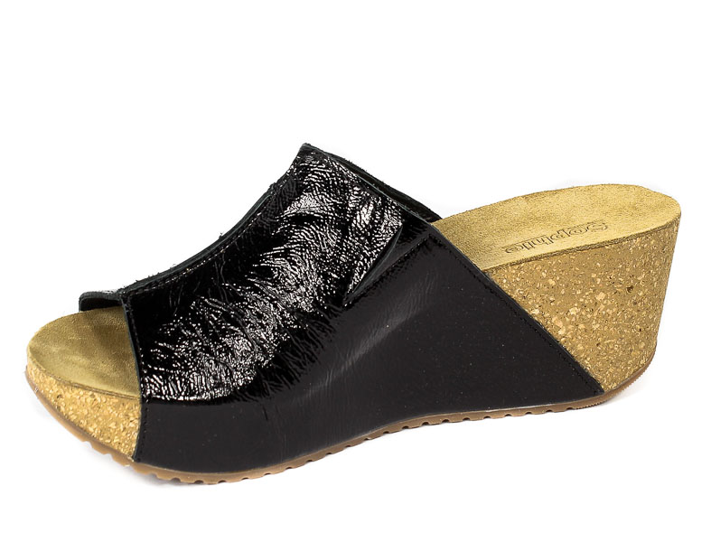 Klapki Sophie 1626 L-114 Czarny