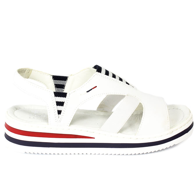 Sandały Rieker V02Y5-80 White