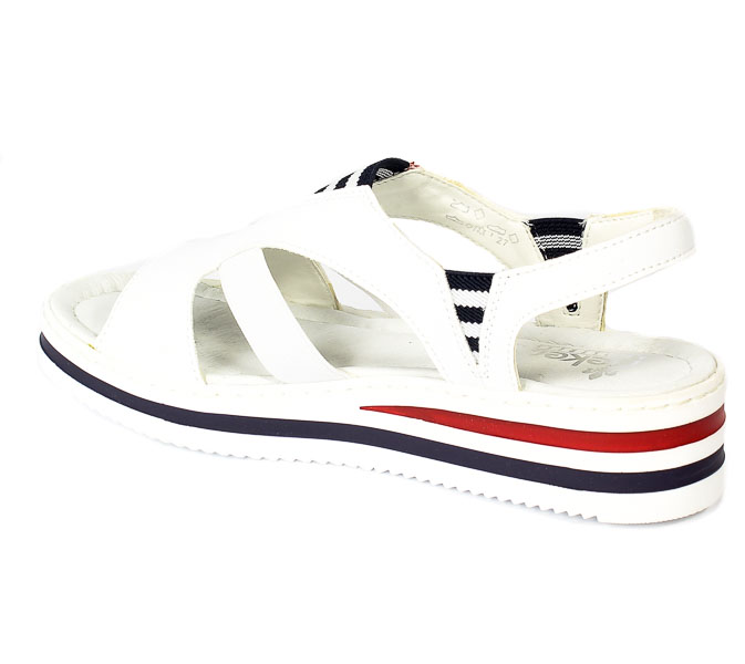 Sandały Rieker V02Y5-80 White