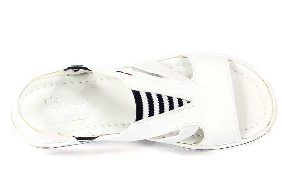 Sandały Rieker V02Y5-80 White
